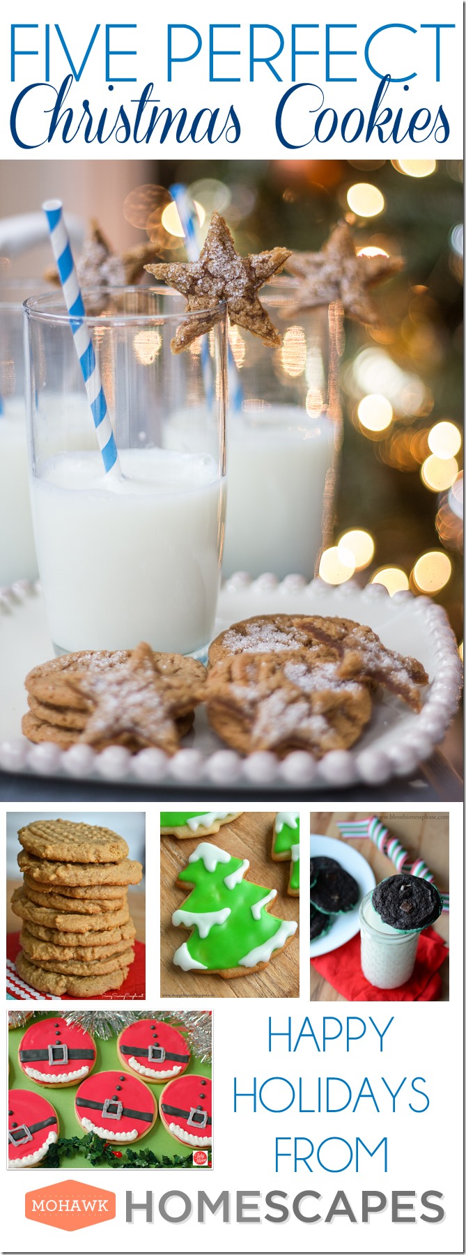 5 Perfect Christmas Cookies, 5 Perfect Christmas Cookies, Beth Bryan, unskinnyboppy, Mohawk Homescapes, holiday cookies
