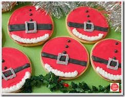 Santa-Bellies, 5 Perfect Christmas Cookies, Beth Bryan, unskinnyboppy, Mohawk Homescapes, holiday cookies