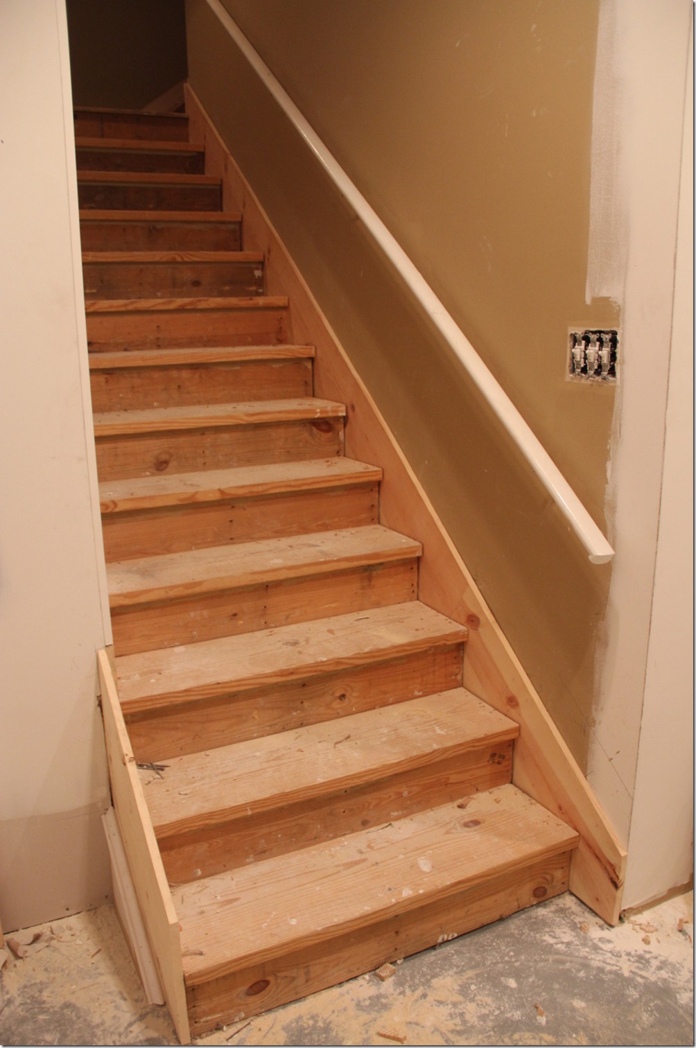 Our Basement Staircase Transformation Reveal From Concrete To Colorful