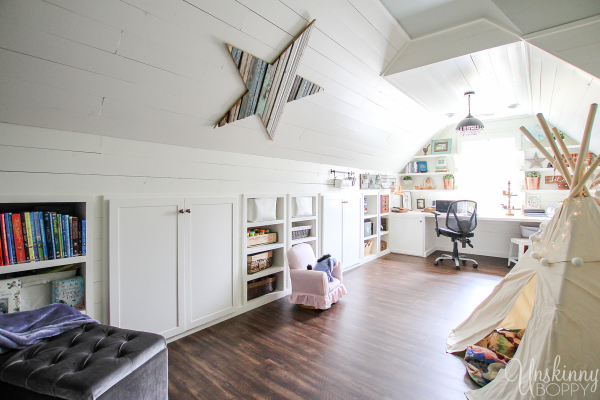 Attic Renovation Before and After The Full Room Tour 